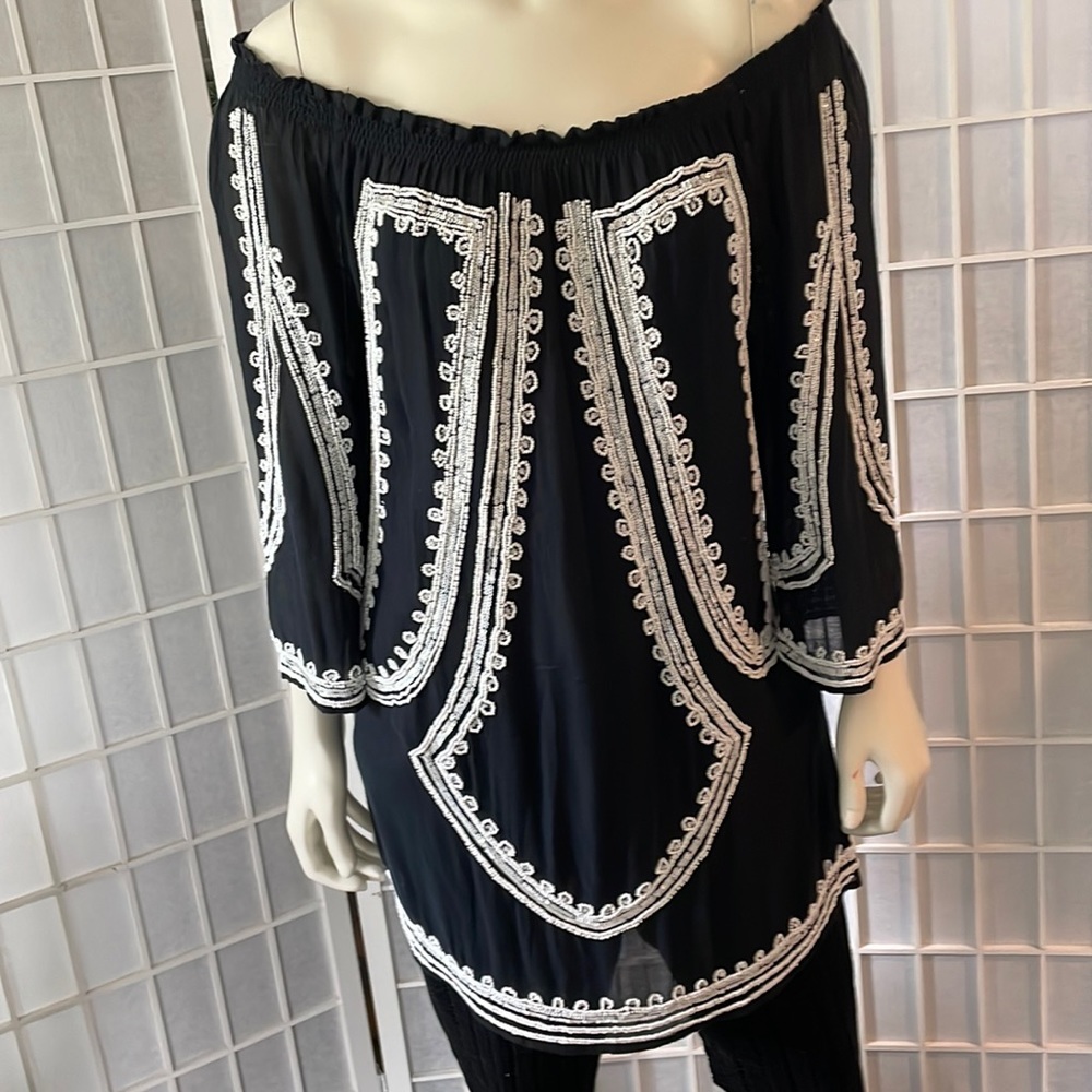 Zara Beaded Coverup Sz M